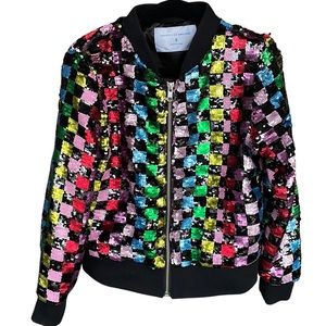 Rockets of Awesome Girls sequin jacket size 8